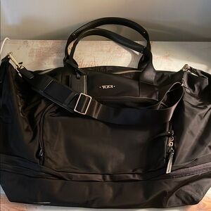 Tumi Black Duffel Bag